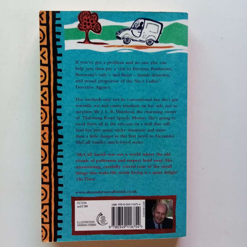 The No. 1 Ladies' Detective Agency by Alexander McCall Smith - A Delightful Mystery Set in Botswana