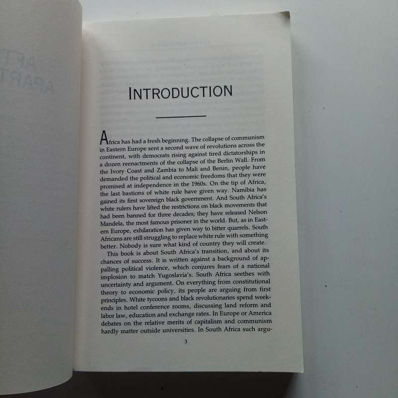 After Apartheid by Sebastian Mallaby  Understanding South Africas Journey to Democracy