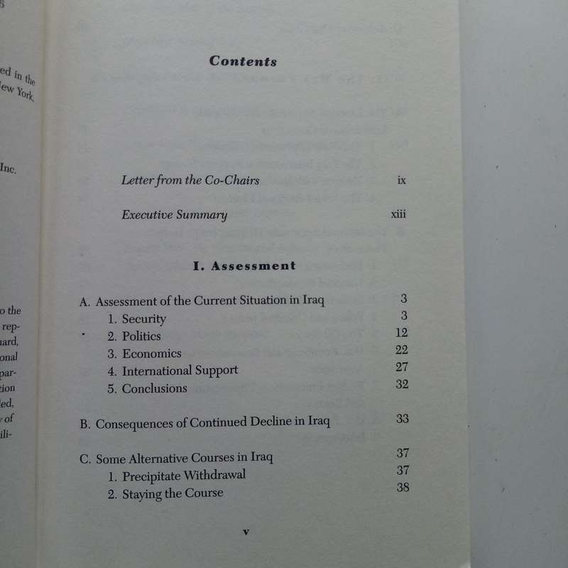 The Iraq Study Group Report by James A. Baker  A Comprehensive Analysis of Iraqs Challenges and U.