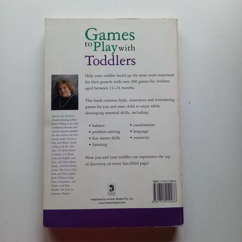 Games to Play with Toddlers  Jackie Silberg