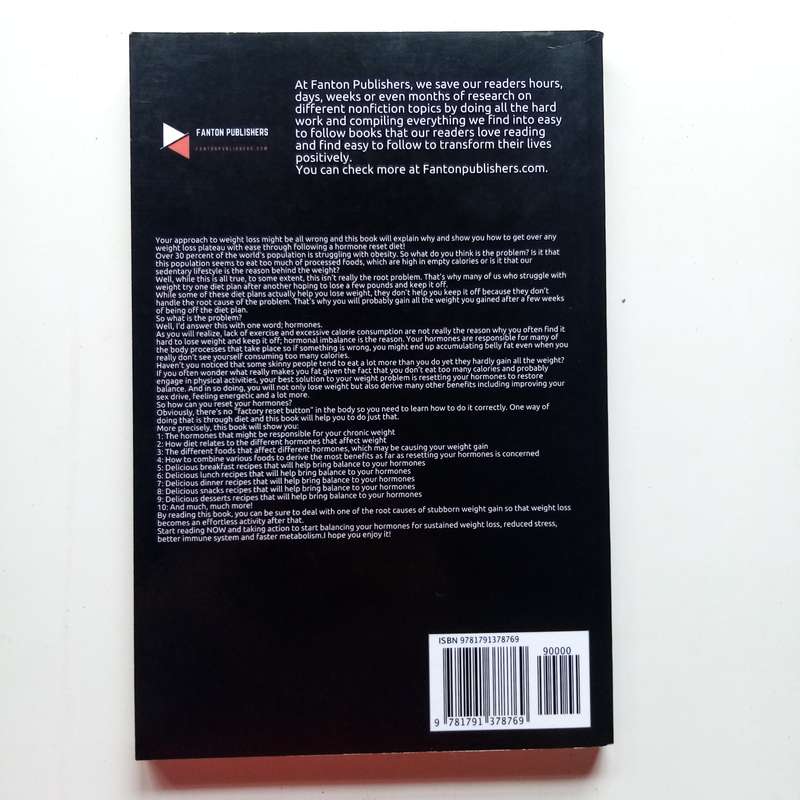 The Hormone Reset Diet  Fanton Publishers