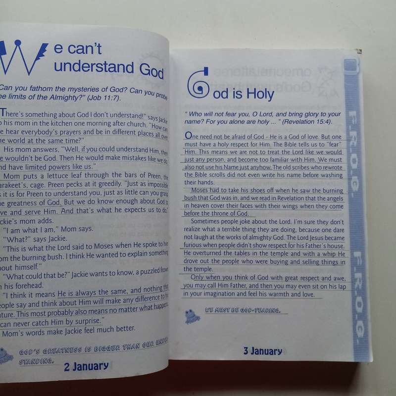 FROG: Fully Rely On God  Nina Smit & Annieria McFarlane
