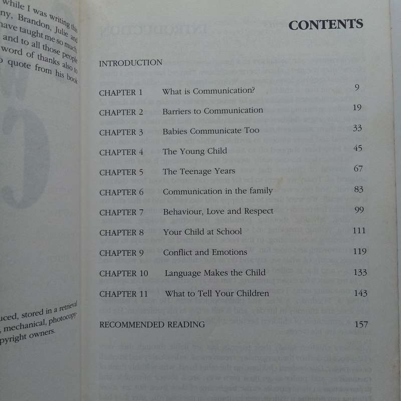 Communicating with Your Child  Liz Yeats