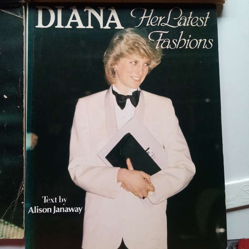 A Vintage Collection of 4 Books on Lady Diana's Fashion & Born to Be King (Prince Charles)