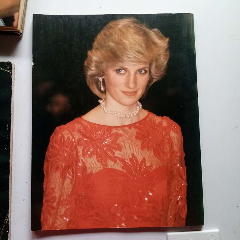 A Vintage Collection of 4 Books on Lady Diana's Fashion & Born to Be King (Prince Charles)