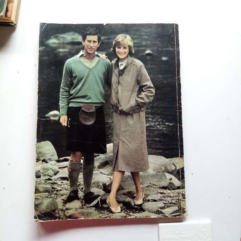 A Vintage Collection of 4 Books on Lady Diana's Fashion & Born to Be King (Prince Charles)