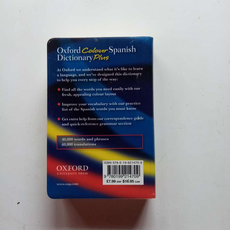 Oxford Colour Spanish Dictionary Plus