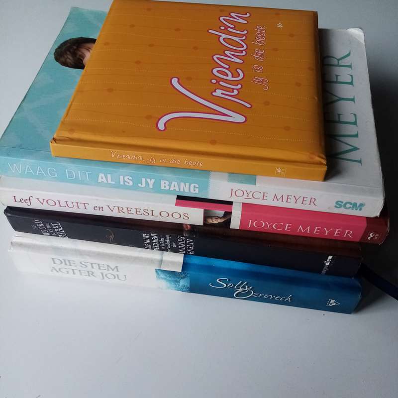 Inspirerende Afrikaanse Christelike Boeke Bundel: Joyce Meyer, Solly Ozrovech, Andries Enslin