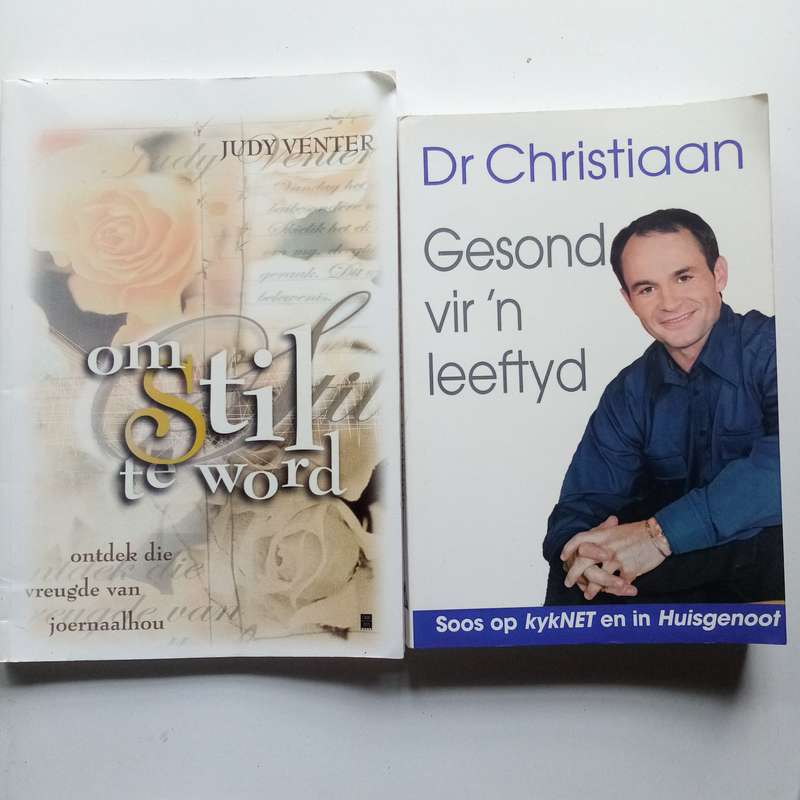 Afrikaanse Christelike Boeke Bundel  Om Stil te Word & Gesond vir n Leeftyd