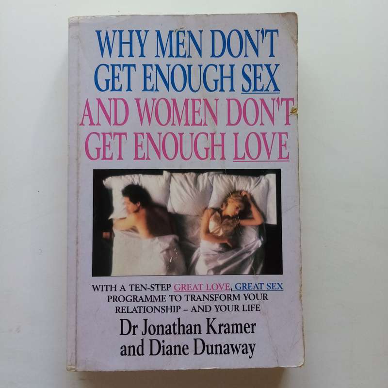 Why Men Dont Get Enough Sex and Women Dont Get Enough Love by Jonathan Kramer