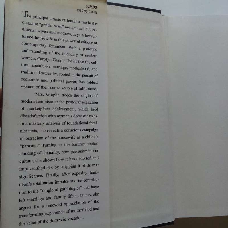 Domestic Tranquility: A Brief Against Feminism by F. Carolyn Graglia  A Provocative Exploration
