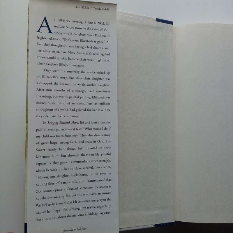 Bringing Elizabeth Home by Ed and Lois Smart  A Powerful Story of Hope, Faith, and Family