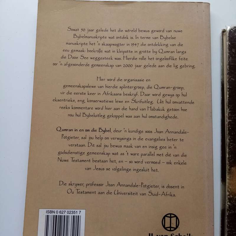3-boek Bundel  Bybelse Wysheid, Die Dooieseerolle en Kinderleiding
