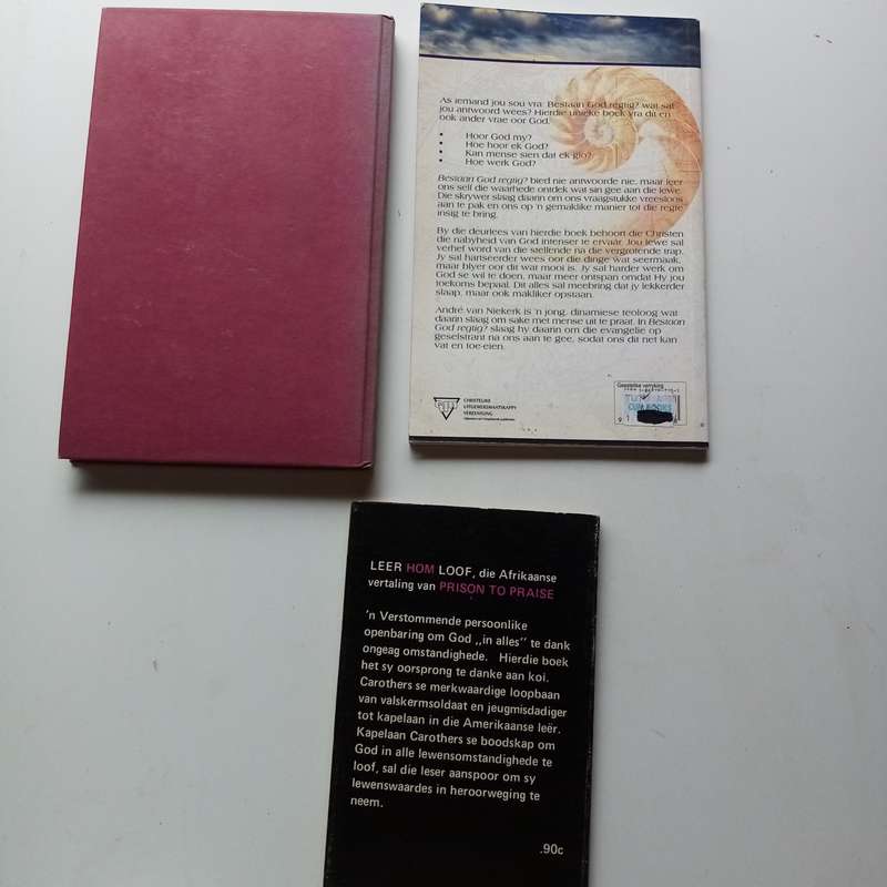 3-boek Bundel  Dieper Inzicht in die Woord en Geloof