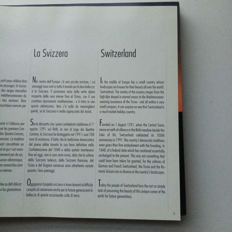 Switzerland  Hardcover book