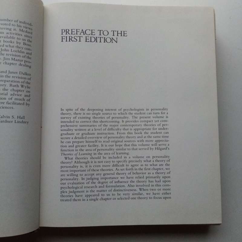 Theories of Personality (3rd Edition) by Calvin S. Hall & Gardner Lindzey | Comprehensive Textbook