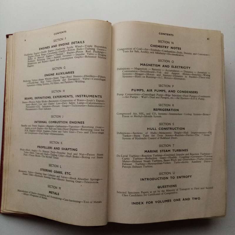 Verbal Notes & Sketches for Marine Engineer Officers - Volume 2 (1939) | Vintage Maritime Engineerin