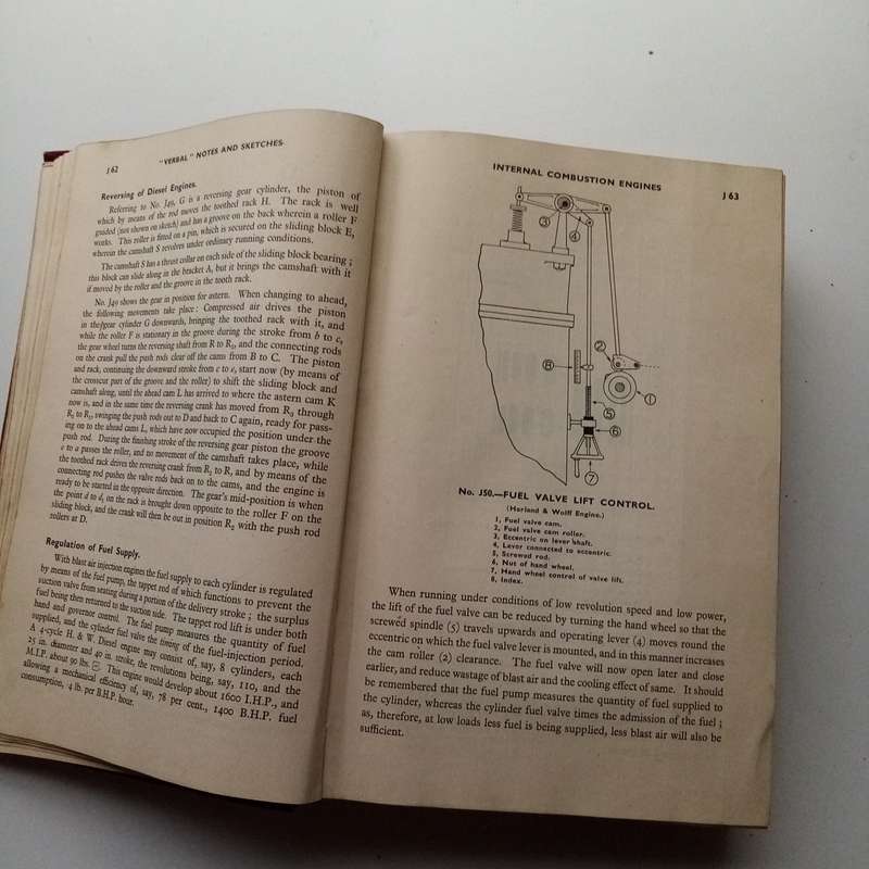 Verbal Notes & Sketches for Marine Engineer Officers - Volume 2 (1939) | Vintage Maritime Engineerin
