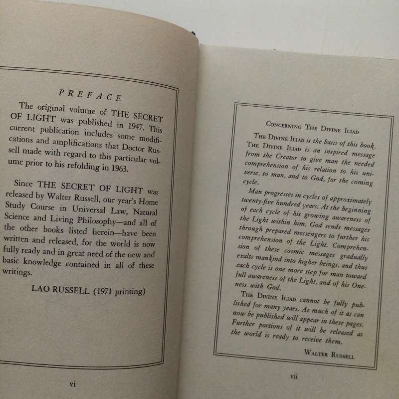 The Secret of Light by Walter Russell | Exploring the Nature of Light and the Universe Philosophy