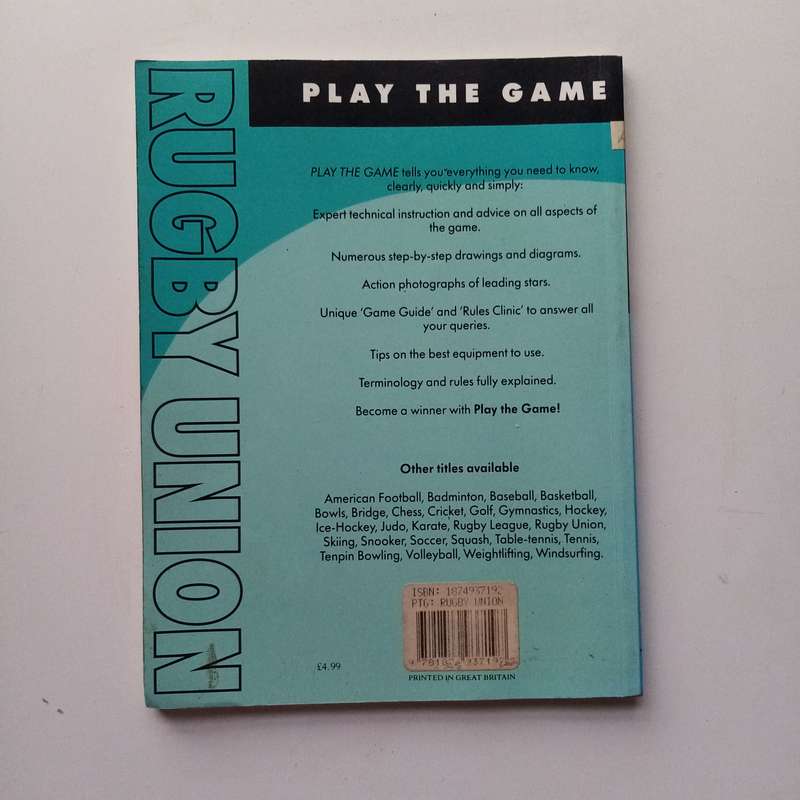 Rugby Union (Play the Game) by Ian Morrison | Essential Guide to Rugby Union Skills & Strategies