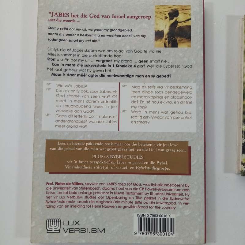 2 Boek Bundel - Jabes roep tot God deur Pieter G.R. de Villiers & Stil Oomblikke met God vir Vroue
