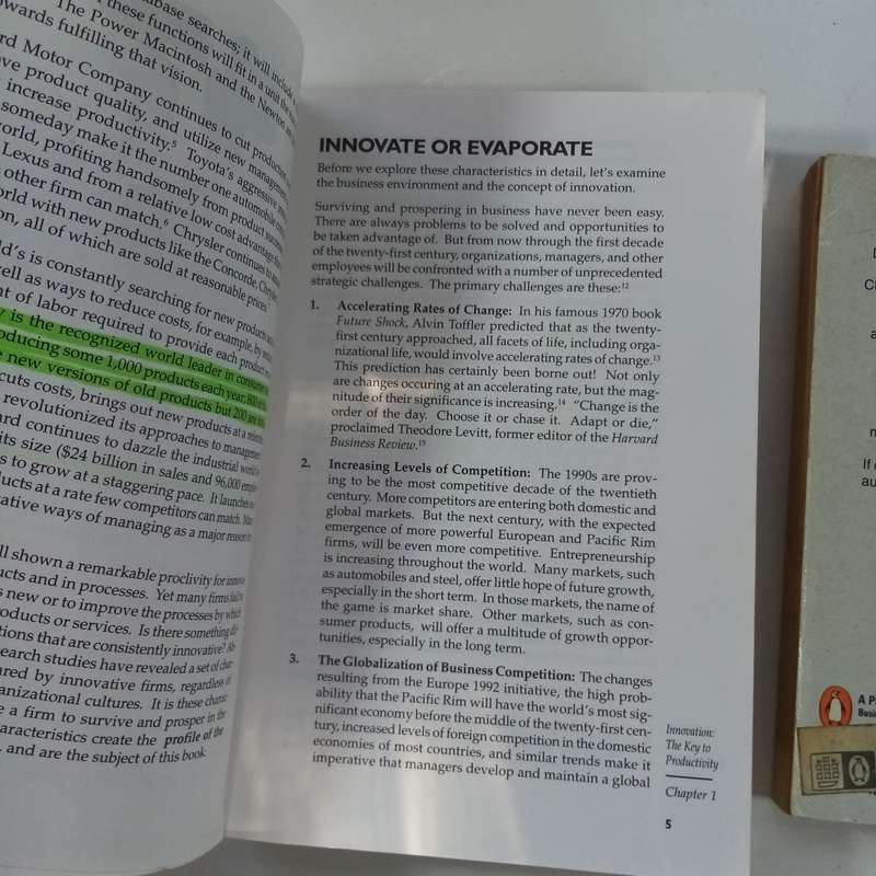 2 Book Bundle - Innovate or Evaporate & The Winning Streak by Walter Goldsmith