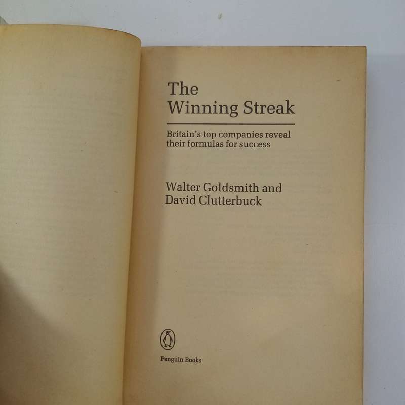 2 Book Bundle - Innovate or Evaporate & The Winning Streak by Walter Goldsmith