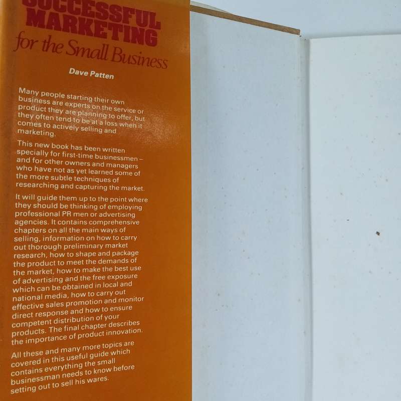 Successful Marketing for the Small Business by Dave Patten - A Practical Guide