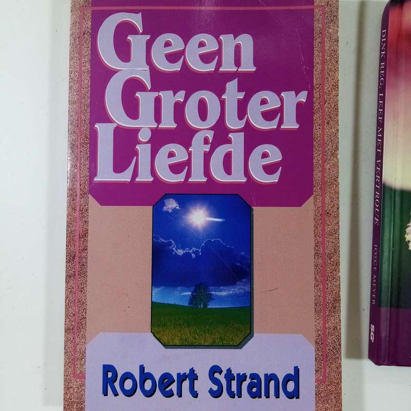 2 Boek Bundel - Geen Groter Liefde deur Robert Strand & Leef met Vertroue deur Joyce Meyer