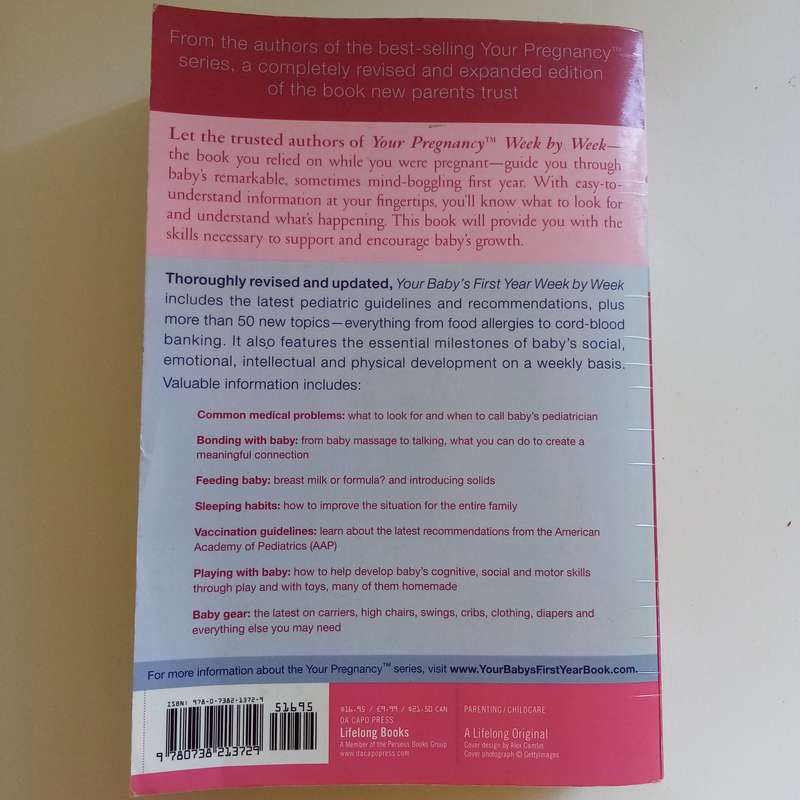 Your Baby's First Year Week by Week  Glade Curtis & Judith Schuler (Paperback)