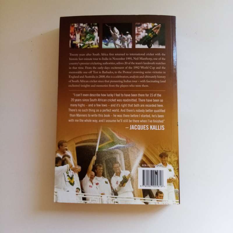 The Proteas: 20 Years, 20 Landmark Matches  Neil Manthorp (Paperback)