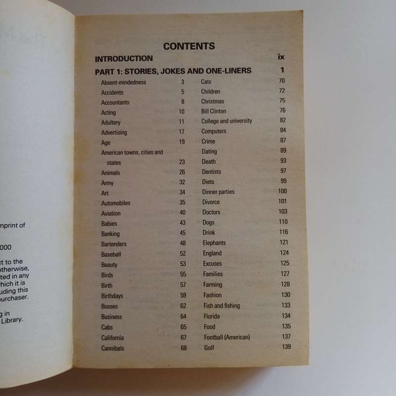 The Mammoth Book of Jokes  Geoff Tibballs (Paperback)