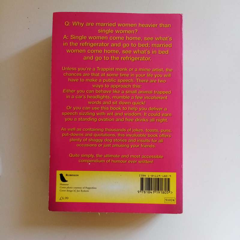 The Mammoth Book of Jokes  Geoff Tibballs (Paperback)