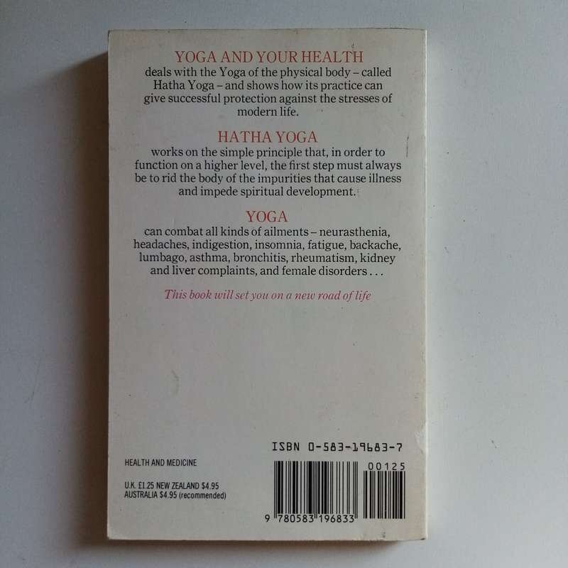 Yoga and Your Health  Sonya Richmond (Paperback)