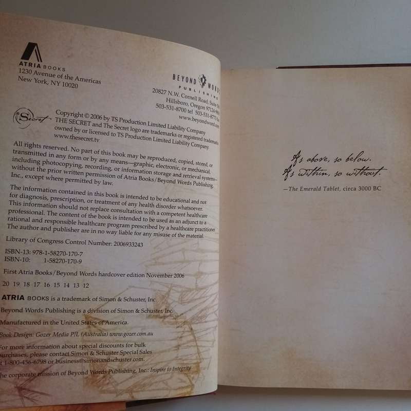 The Secret by Rhonda Byrne  Law of Attraction, Positive Thinking, Self-Help, Manifestation