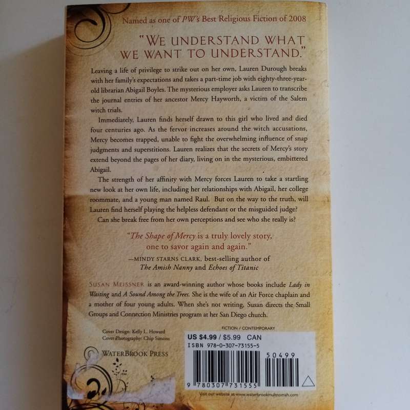 The Shape of Mercy by Susan Meissner