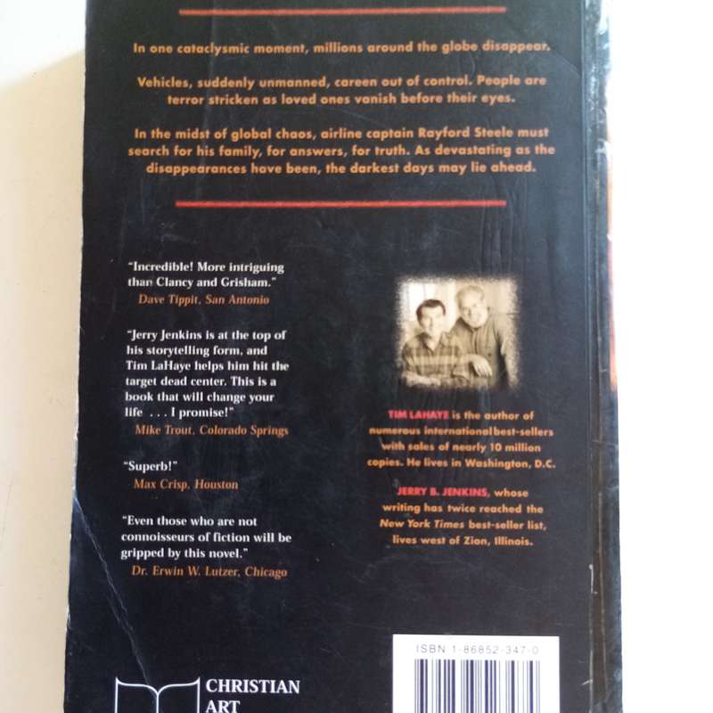 Left Behind: A Novel of the Earth's Last Days by Jerry B. Jenkins and Tim LaHaye
