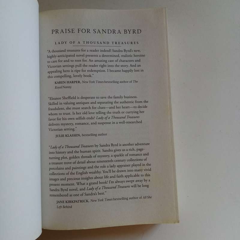 Lady of a Thousand Treasures by Sandra Byrd