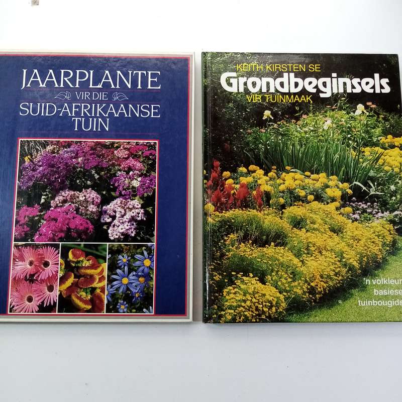 2-Boeke Bundel: Jaarplante vir die Suid-Afrikaanse Tuin & Grondbeginsels vir die Tuin - Keith Kirste