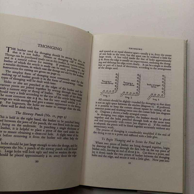Leatherwork by I.P. Roseaman - Vintage Guide to the Art of Leathercraft