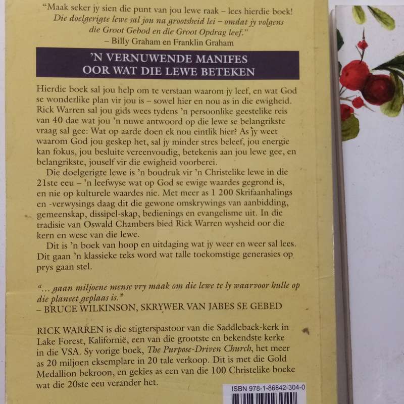 3 Boeke Bundel - Die Doelgerigte Lewe: Wat op Aarde Doen ek Hier? deur Rick Warren, Die Hart vir Ker