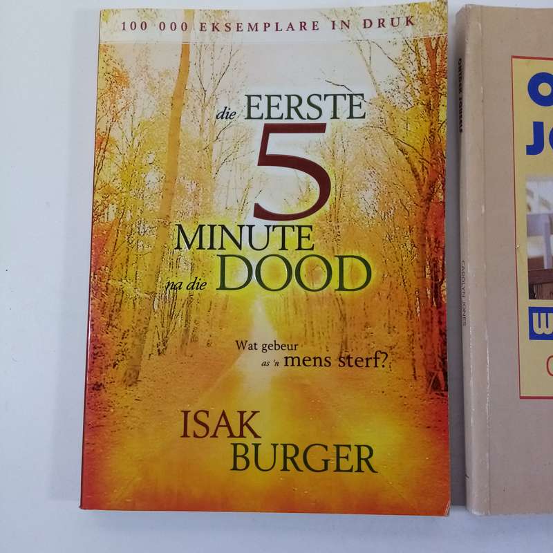 3 Boeke Bundel - Die Eerste 5 Minute na die Dood deur Isak Burger, Ontdek Jouself deur Carolyn Jones