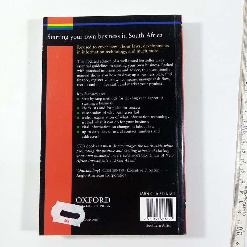 Starting Your Own Business in South Africa  Guy McLeod - ninth edition