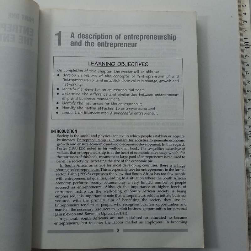 Entrepreneurship and New Venture Management  I. van Aardt, C. Van Aardt, S. Bezuidenhoudt