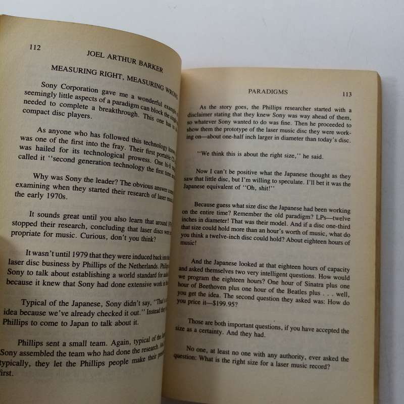 Paradigms: The Business of Discovering the Future  Joel A. Barker (Paperback)