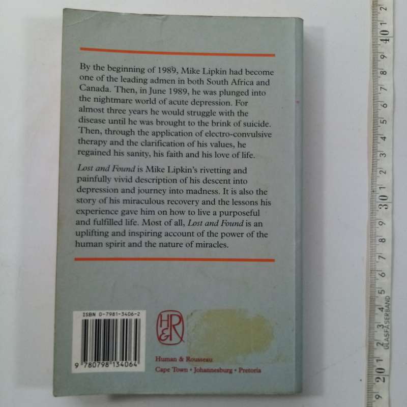 Lost and Found: My Journey to Hell and Back  Mike Lipkin (Paperback)