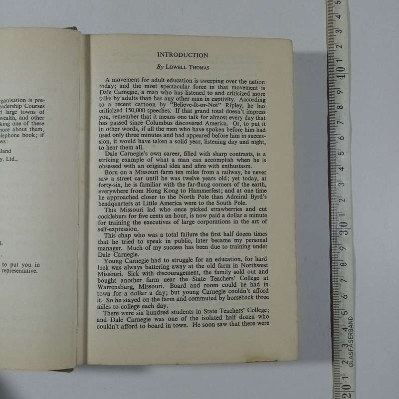 Public Speaking & Influencing Men in Business  Dale Carnegie (1956 Edition)