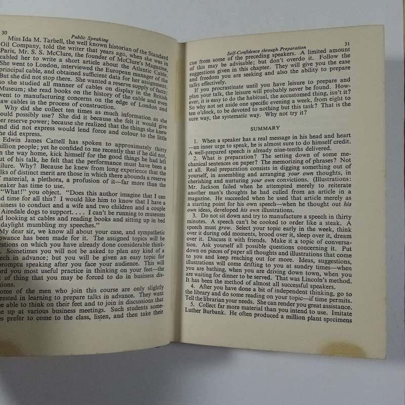 Public Speaking & Influencing Men in Business  Dale Carnegie (1956 Edition)