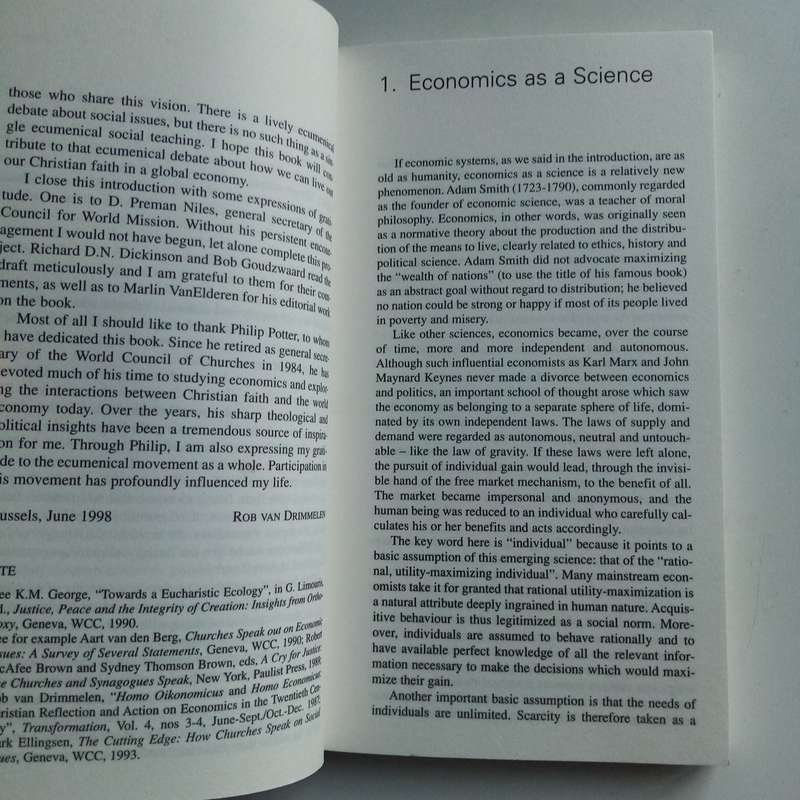 Faith in a Global Economy by Rob van Drimmelen  Christian Ethics in World Economics