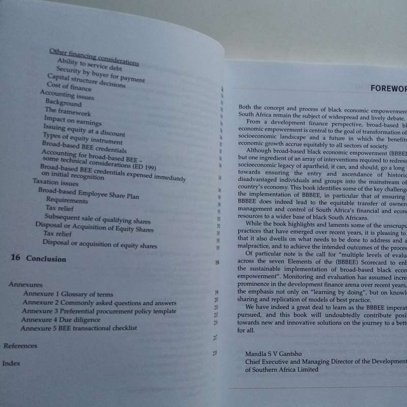 Broad-Based Black Economic Empowerment by Tony Balshaw  A Guide to Economic Transformation